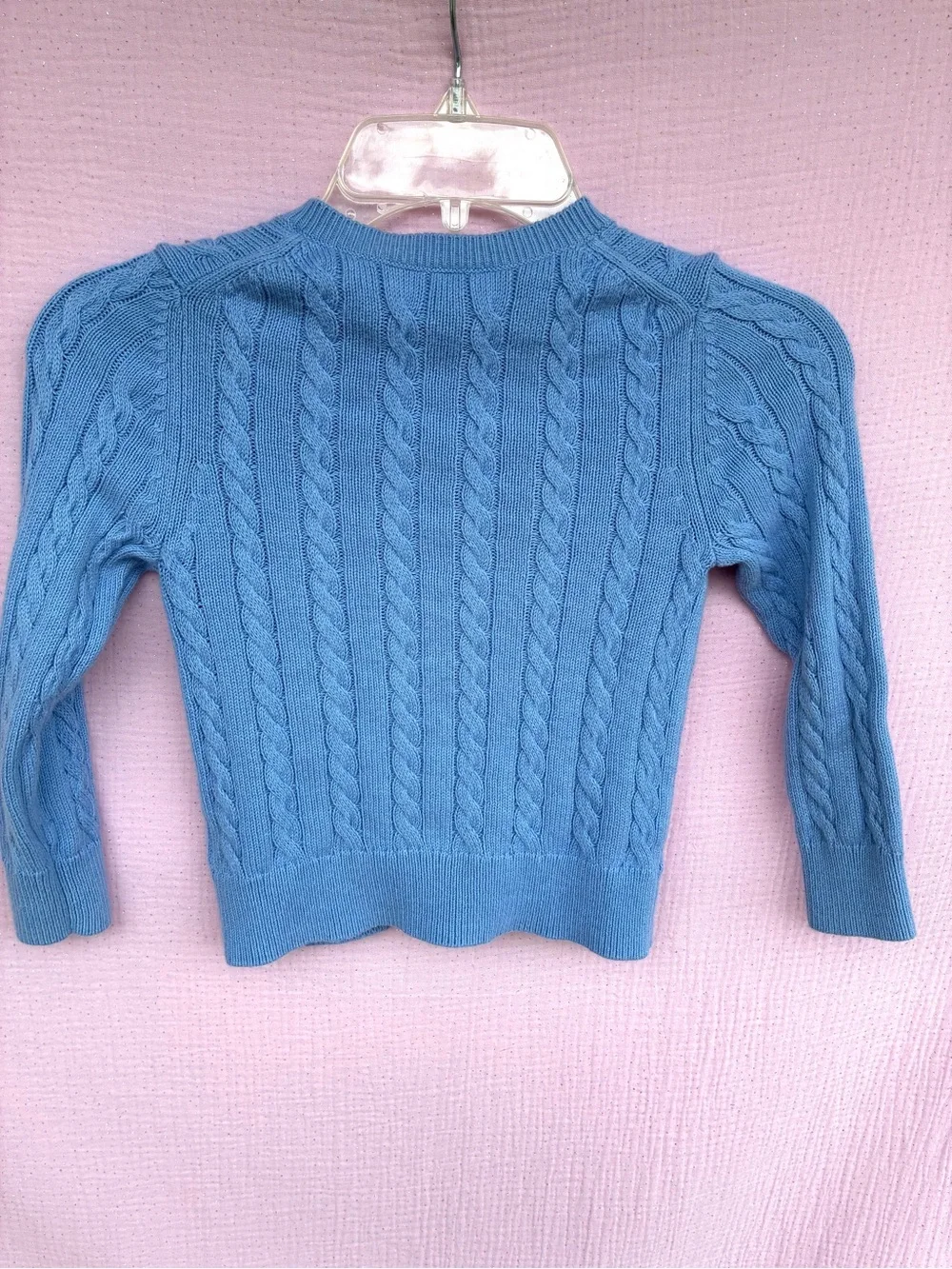 Vineyard Vines GirlS Blue Cashmere Blend Cardigan